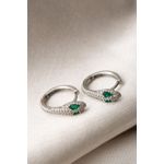 Fashion, accesorii si bijuterii - Femei - Bijuterii femei - Cercei femei - Cercei, Heliophilia, argint 925, argintiu, diametru 2,3 cm, antialergic - Infinity.ro