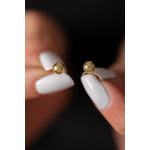 Fashion, accesorii si bijuterii - Femei - Bijuterii femei - Cercei femei - Cercei, Heliophilia, femei, auriu, 5 mm, argint 925 - Infinity.ro