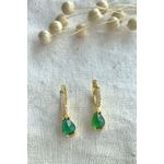 Fashion, accesorii si bijuterii - Femei - Bijuterii femei - Cercei femei - Cercei, Heliophilia, dama, aurii, argint 925, diametru 1,3 cm, pandantiv 1,8 cm - Infinity.ro