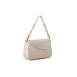 Fashion, accesorii si bijuterii - Femei - Accesorii femei - Genti si rucsacuri femei - Geanta de umar, Lucky Bees, dama, crem, 28x10x17 cm, piele polivinilica - Infinity.ro