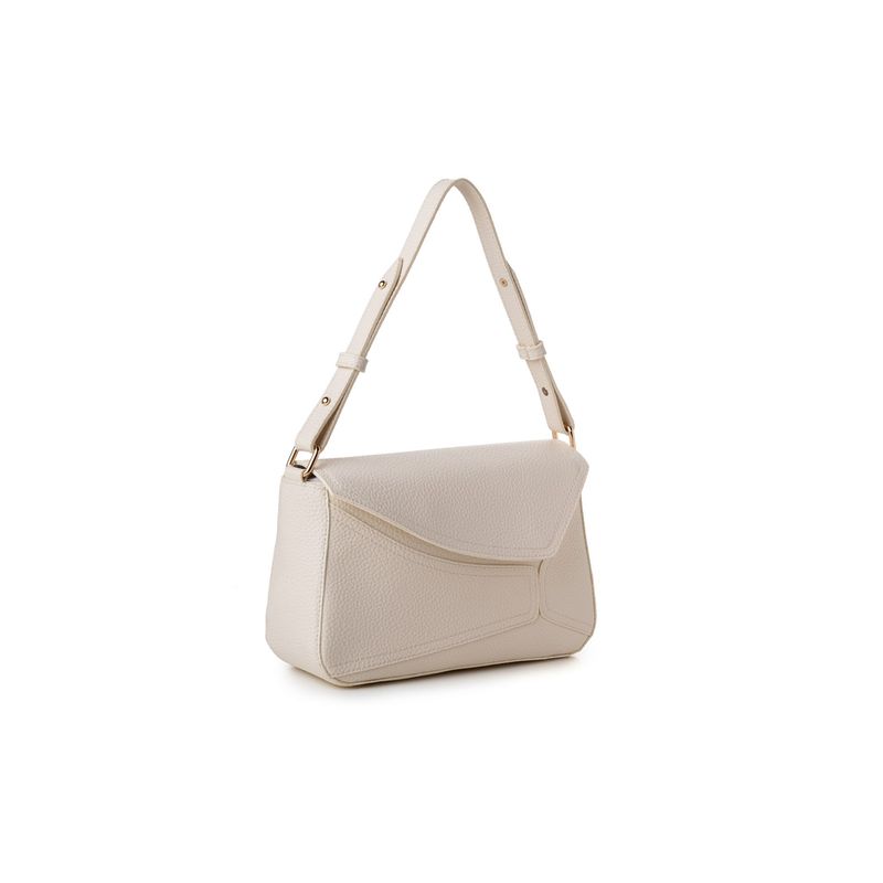 Fashion, accesorii si bijuterii - Femei - Accesorii femei - Genti si rucsacuri femei - Geanta de umar, Lucky Bees, dama, crem, 28x10x17 cm, piele polivinilica - Infinity.ro