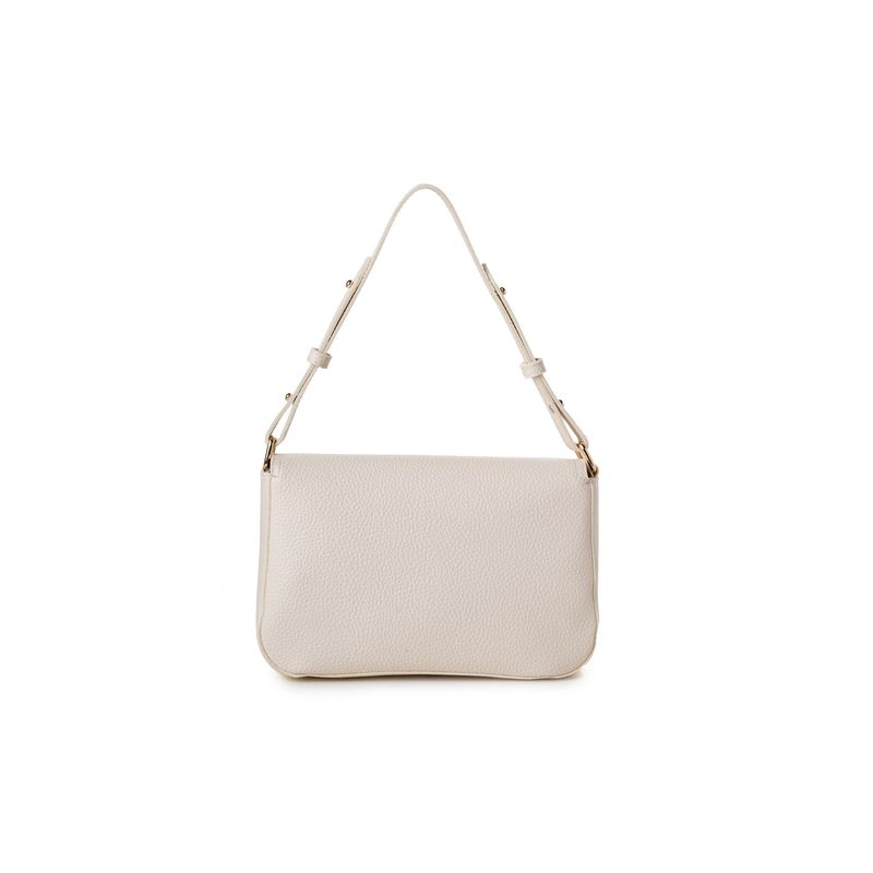 Fashion, accesorii si bijuterii - Femei - Accesorii femei - Genti si rucsacuri femei - Geanta de umar, Lucky Bees, dama, crem, 28x10x17 cm, piele polivinilica - Infinity.ro