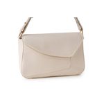 Fashion, accesorii si bijuterii - Femei - Accesorii femei - Genti si rucsacuri femei - Geanta de umar, Lucky Bees, dama, crem, 28x10x17 cm, piele polivinilica - Infinity.ro