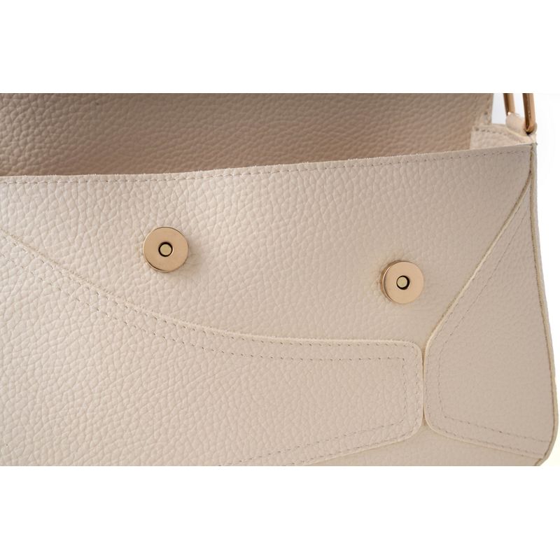 Fashion, accesorii si bijuterii - Femei - Accesorii femei - Genti si rucsacuri femei - Geanta de umar, Lucky Bees, dama, crem, 28x10x17 cm, piele polivinilica - Infinity.ro