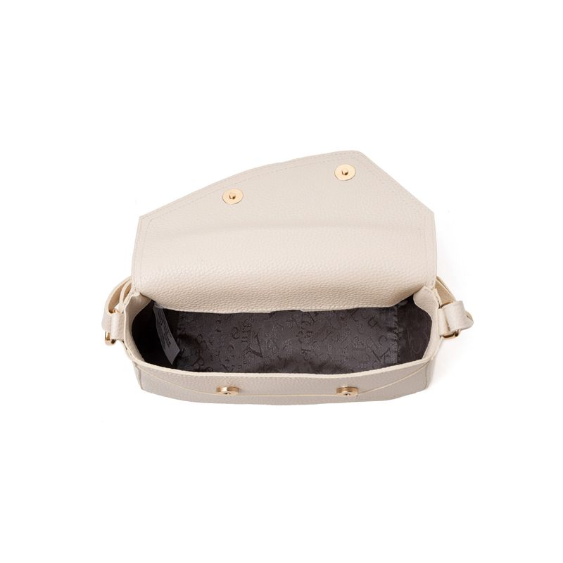 Fashion, accesorii si bijuterii - Femei - Accesorii femei - Genti si rucsacuri femei - Geanta de umar, Lucky Bees, dama, crem, 28x10x17 cm, piele polivinilica - Infinity.ro