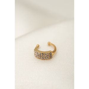 Cercel cartilaj, Heliophilia, femei, auriu, argint 925