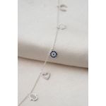 Fashion, accesorii si bijuterii - Femei - Bijuterii femei - Bratari femei - Bratara de glezna, Heliophilia, argint 925, argintiu, 22 cm (+3 cm extensie) - Infinity.ro