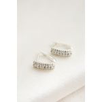 Fashion, accesorii si bijuterii - Femei - Bijuterii femei - Cercei femei - Cercei, Heliophilia, argint 925, multicolor, zirconiu, 1,1 cm - Infinity.ro