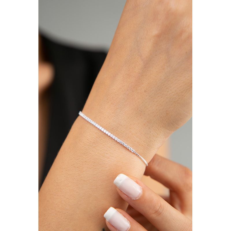 Fashion, accesorii si bijuterii - Femei - Bijuterii femei - Bratari femei - Bratara, Heliophilia, argint 925, multicolor, 14+4 cm, zirconiu - Infinity.ro