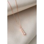 Fashion, accesorii si bijuterii - Femei - Bijuterii femei - Coliere femei - Colier, Heliophilia, argint 925, aur roz, 2.07 g, 938ELS5898 - Infinity.ro