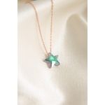 Fashion, accesorii si bijuterii - Femei - Bijuterii femei - Coliere femei - Colier, Heliophilia, argint 925, multicolor, lant 43 cm, pandantiv piatra sticla - Infinity.ro