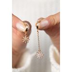 Fashion, accesorii si bijuterii - Femei - Bijuterii femei - Cercei femei - Cercei, Heliophilia, dama, multicolor, metal, diametru 12 mm, lungime pandantiv 10.7 mm - Infinity.ro