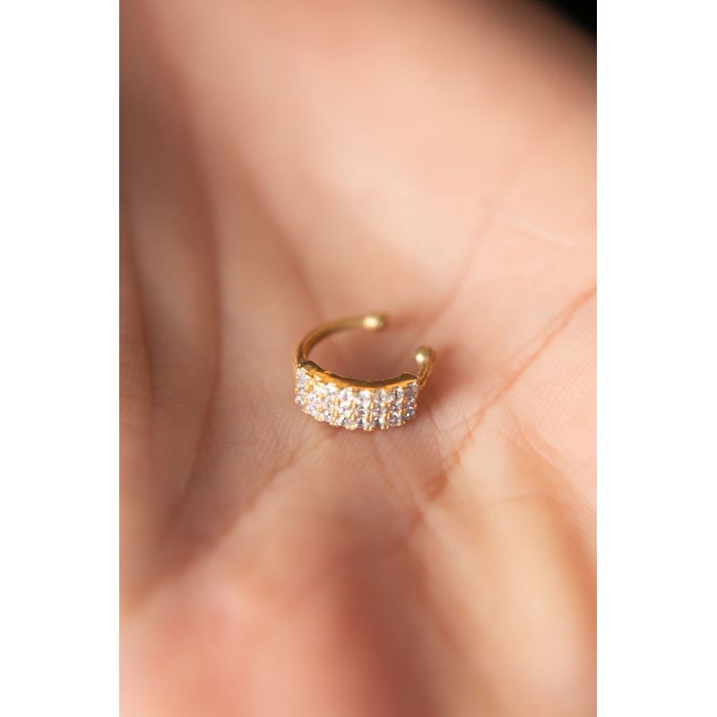 Fashion, accesorii si bijuterii - Femei - Bijuterii femei - Cercei femei - Cercel cartilaj, Heliophilia, femei, auriu, argint 925 - Infinity.ro