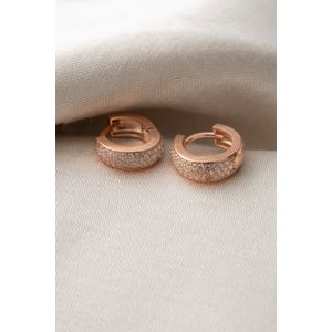 Cercei, Heliophilia, femei, aur roz, argint 925, antialergic, 938ELS4535