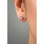 Fashion, accesorii si bijuterii - Femei - Bijuterii femei - Cercei femei - Cercei, Heliophilia, argint 925, multicolor, zirconiu, 11.6 mm - Infinity.ro