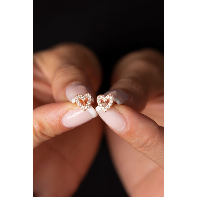 Fashion, accesorii si bijuterii - Femei - Bijuterii femei - Cercei femei - Cercei, Heliophilia, femei, aur roz, argint 925, 938ELS3938 - Infinity.ro