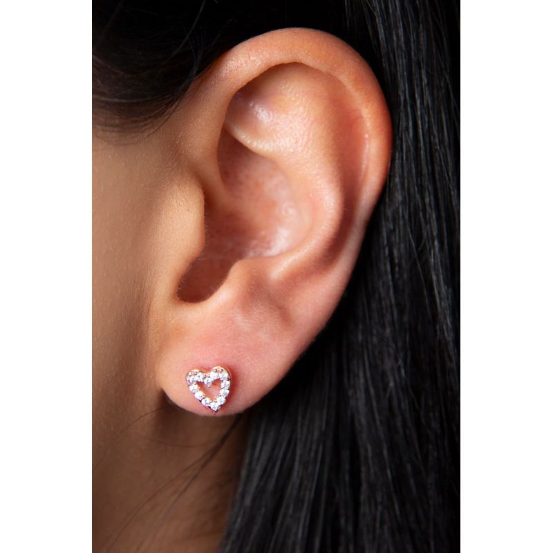 Fashion, accesorii si bijuterii - Femei - Bijuterii femei - Cercei femei - Cercei, Heliophilia, femei, aur roz, argint 925, 938ELS3938 - Infinity.ro