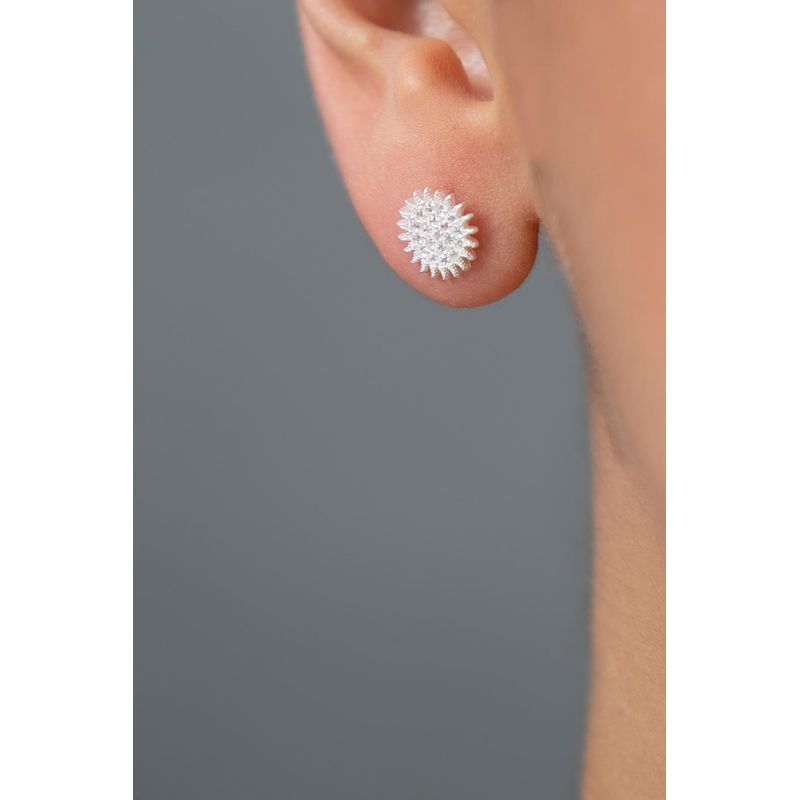 Fashion, accesorii si bijuterii - Femei - Bijuterii femei - Cercei femei - Cercei, Heliophilia, argint 925, multicolor, lungime 11 mm - Infinity.ro