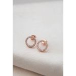 Fashion, accesorii si bijuterii - Femei - Bijuterii femei - Cercei femei - Cercei, Heliophilia, femei, rose gold, argint 925, 938ELS3941 - Infinity.ro