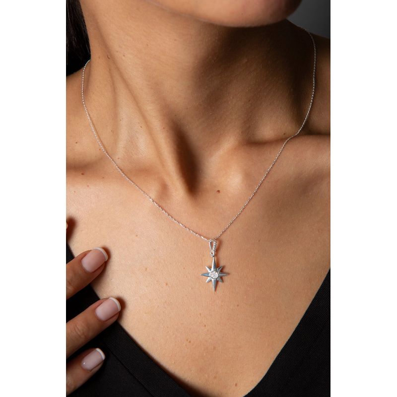 Fashion, accesorii si bijuterii - Femei - Bijuterii femei - Coliere femei - Colier, Heliophilia, argint 925, argintiu, antialergic, 938ELS5965 - Infinity.ro