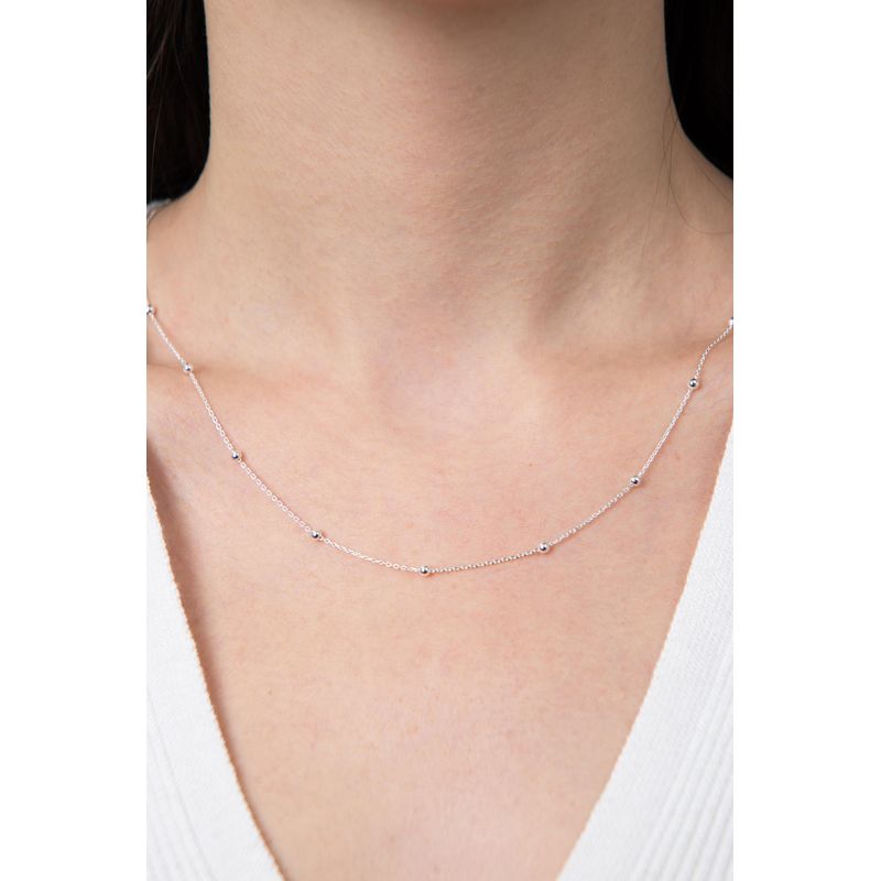 Fashion, accesorii si bijuterii - Femei - Bijuterii femei - Coliere femei - Colier din argint, Heliophilia, 925 sterling silver, multicolor, 43 cm - Infinity.ro