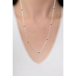 Fashion, accesorii si bijuterii - Femei - Bijuterii femei - Coliere femei - Colier din argint, Heliophilia, 925 sterling silver, multicolor, 43 cm - Infinity.ro