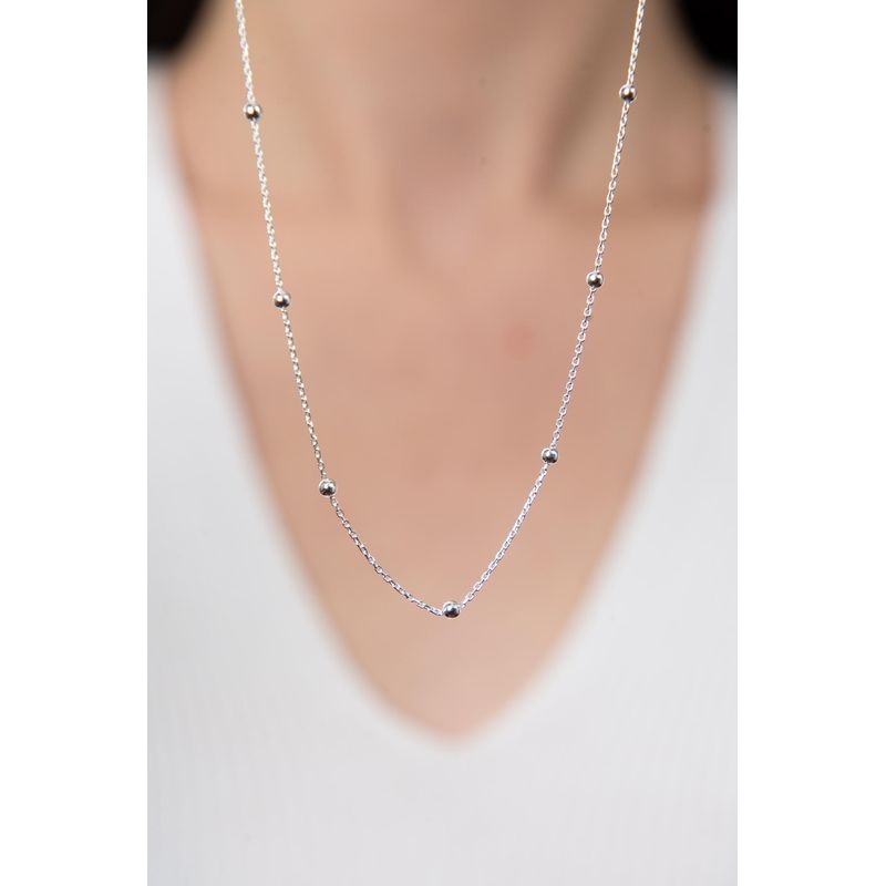 Fashion, accesorii si bijuterii - Femei - Bijuterii femei - Coliere femei - Colier din argint, Heliophilia, 925 sterling silver, multicolor, 43 cm - Infinity.ro