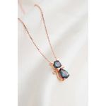 Fashion, accesorii si bijuterii - Femei - Bijuterii femei - Coliere femei - Colier din argint, Heliophilia, multicolor, 43 cm, 925, 938ELS5856 - Infinity.ro