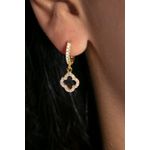 Fashion, accesorii si bijuterii - Femei - Bijuterii femei - Cercei femei - Cercei, Heliophilia, argint 925, auriu, 9x9 mm, diametru 12 mm, huggie - Infinity.ro