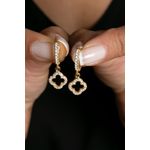 Fashion, accesorii si bijuterii - Femei - Bijuterii femei - Cercei femei - Cercei, Heliophilia, argint 925, auriu, 9x9 mm, diametru 12 mm, huggie - Infinity.ro