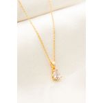 Fashion, accesorii si bijuterii - Femei - Bijuterii femei - Coliere femei - Colier metalic, Heliophilia, auriu, lungime lant 40+5 cm, 948ELK2134 - Infinity.ro