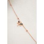 Fashion, accesorii si bijuterii - Femei - Bijuterii femei - Bratari femei - Bratara de glezna, Heliophilia, argint 925, rose gold, 22+4 cm, zirconiu, 938ELS1170 - Infinity.ro
