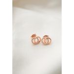 Fashion, accesorii si bijuterii - Femei - Bijuterii femei - Cercei femei - Cercei, Heliophilia, dama, rose gold, argint 925, zirconiu, 12,7 mm - Infinity.ro