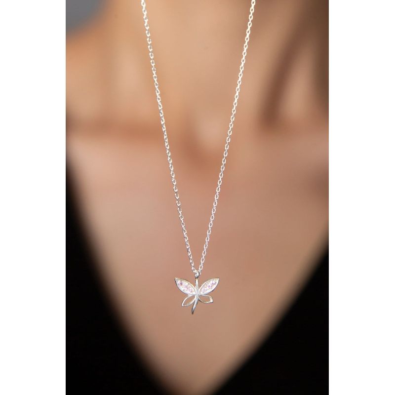 Fashion, accesorii si bijuterii - Femei - Bijuterii femei - Coliere femei - Colier, Heliophilia, argint 925, argintiu, lungime lant 43 cm, 938ELS5773 - Infinity.ro