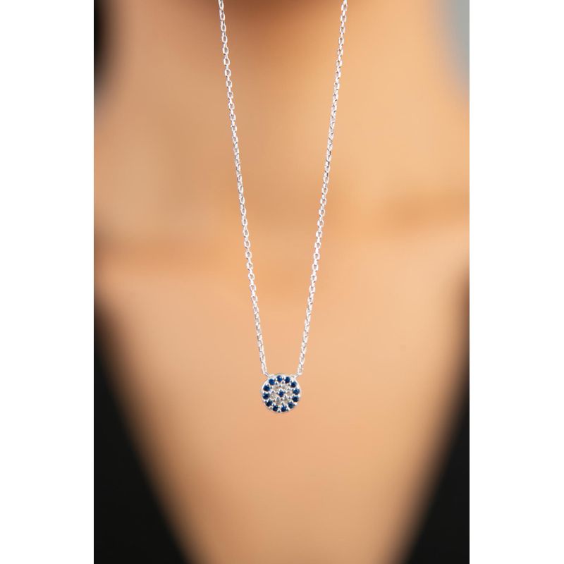 Fashion, accesorii si bijuterii - Femei - Bijuterii femei - Coliere femei - Colier, Heliophilia, argint 925, multicolor, zirconiu, 42 cm, 938ELS5154 - Infinity.ro