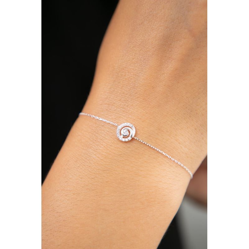 Fashion, accesorii si bijuterii - Femei - Bijuterii femei - Bratari femei - Bratara, Heliophilia, femei, multicolor, argint 925, zircon, 17 cm (+3 cm extensie) - Infinity.ro