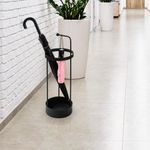 Casa si Gradina - Decoratiuni - Obiecte decorative - Suporturi umbrele - Suport umbrele, Aberto Design, metal, negru, 22x22x67 cm - Infinity.ro