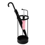 Casa si Gradina - Decoratiuni - Obiecte decorative - Suporturi umbrele - Suport umbrele, Aberto Design, metal, negru, 22x22x67 cm - Infinity.ro