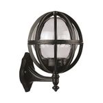 Casa si Gradina - Corpuri si surse de iluminat - Iluminat exterior - Lanterne - Lampa de perete exterior, Opviq, abs, negru, 34x28x23 cm, ip65 - Infinity.ro