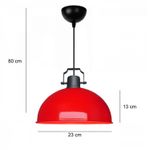 Casa si Gradina - Corpuri si surse de iluminat - Lustre si pendule - Candelabru, Opviq, metal, rosu, 23x12x80 cm - Infinity.ro