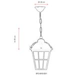 Casa si Gradina - Corpuri si surse de iluminat - Iluminat exterior - Lanterne - Candelabru de exterior, Opviq, abs, negru, 55x20 cm, ip65 - Infinity.ro