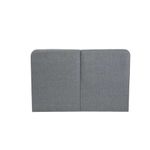 Casa si Gradina - Mobilier - Paturi si accesorii - Paturi - Pat dublu cu tablie, Hanah Home, pal melaminat, gri, 150x200 cm, 771MND1814 - Infinity.ro