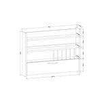 Casa si Gradina - Mobilier - Biblioteci si rafturi - Rafturi - Raft de bucatarie, Hanah Home, pal melaminat, antracit, 85x15x65 cm, 935CMN1306 - Infinity.ro