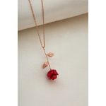 Fashion, accesorii si bijuterii - Femei - Bijuterii femei - Coliere femei - Colier, Heliophilia, argint 925, multicolor, piatra coral, 43 cm - Infinity.ro