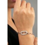 Fashion, accesorii si bijuterii - Femei - Bijuterii femei - Bratari femei - Bratara, Heliophilia, dama, argintiu, metal, zirconiu, 20 cm - Infinity.ro