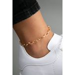 Fashion, accesorii si bijuterii - Femei - Bijuterii femei - Bratari femei - Bratara de glezna, Heliophilia, metal, auriu, 24+2 cm, 948ELK4102 - Infinity.ro