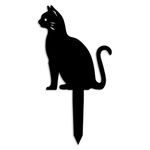 Casa si Gradina - Gradina si terasa - Decoratiuni exterior - Ornamente gradina - Obiect decorativ, Aberto Design, metal, negru, 38x20 cm - Infinity.ro