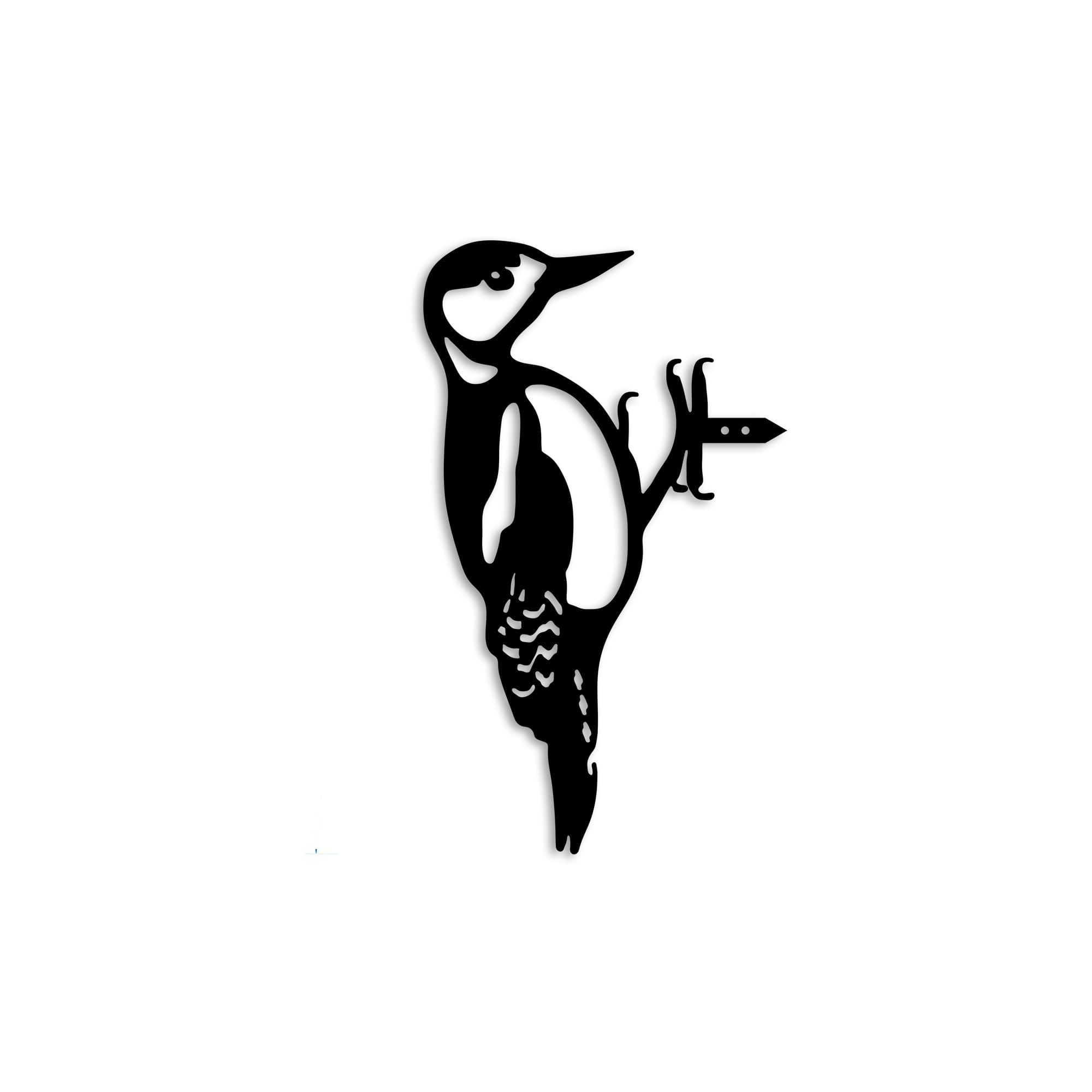 Ornament de gradina, Aberto Design, metal, negru, 18x30 cm