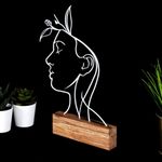Casa si Gradina - Decoratiuni - Obiecte de arta - Obiect decorativ, Aberto Design, metal, alb, 17x32x3.5 cm, 533BSG1150 - Infinity.ro