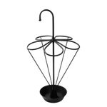 Casa si Gradina - Decoratiuni - Obiecte decorative - Suporturi umbrele - Suport umbrele, Aberto Design, metal, negru, 40x40x76 cm - Infinity.ro